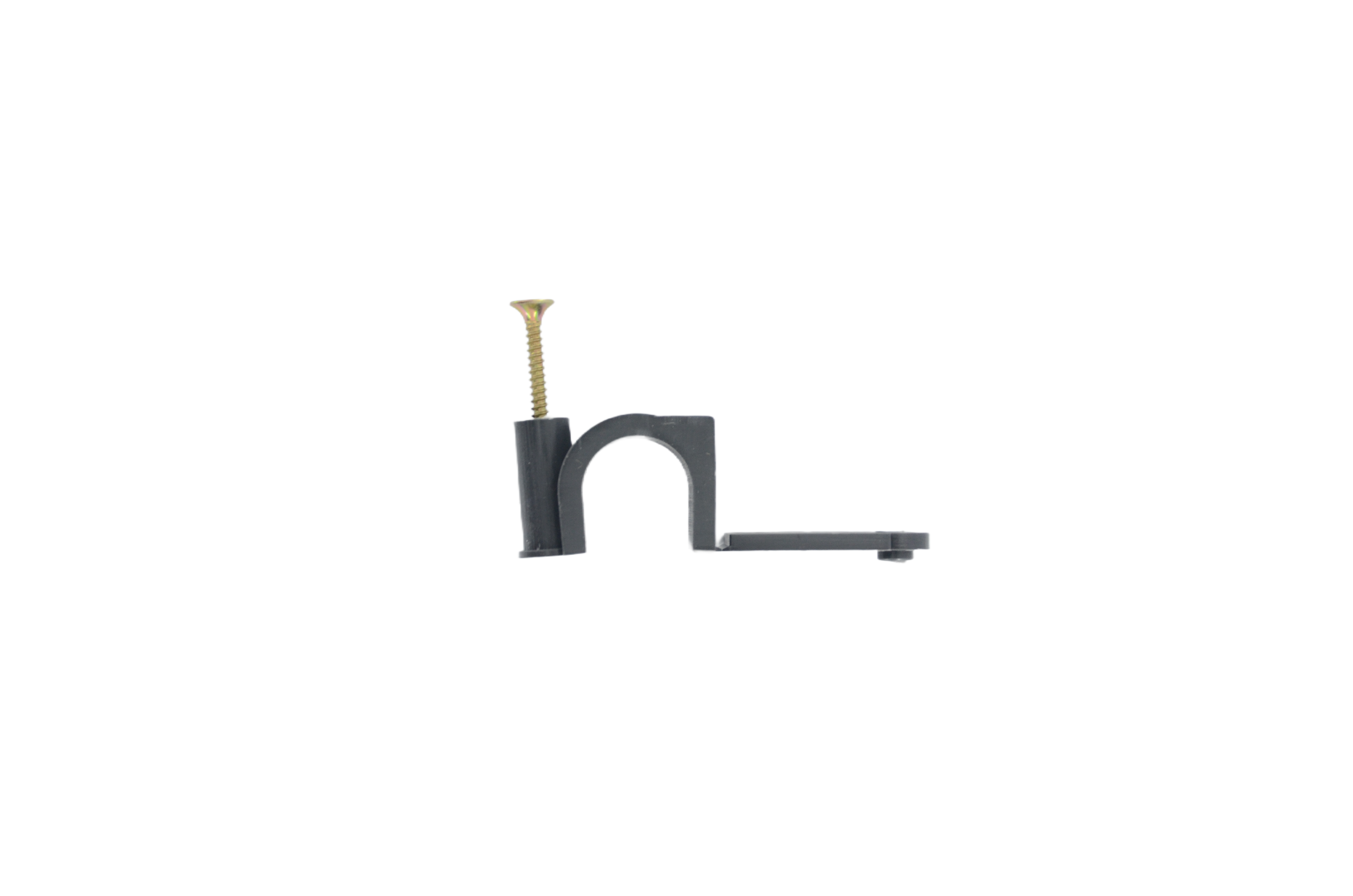 Black Color Tek Screw Pipe Clip